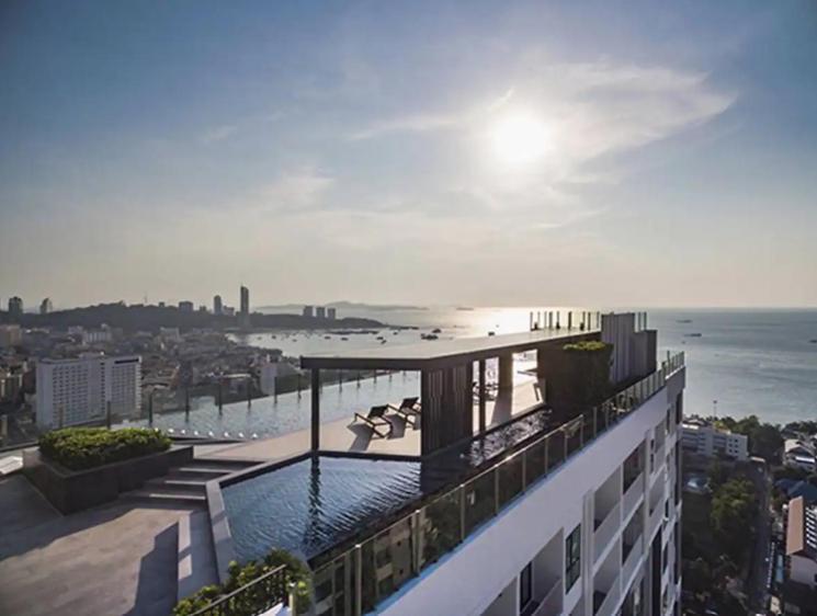Great Location With Infinity Pool - Central Pattayaアパートメント エクステリア 写真