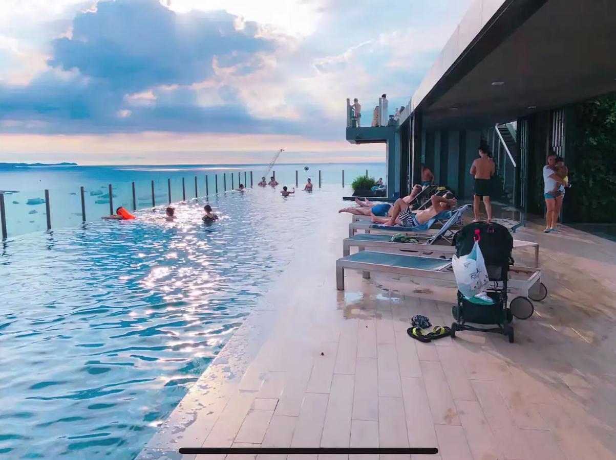 Great Location With Infinity Pool - Central Pattayaアパートメント エクステリア 写真