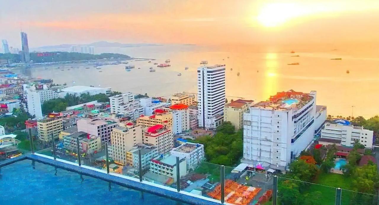 Great Location With Infinity Pool - Central Pattayaアパートメント エクステリア 写真