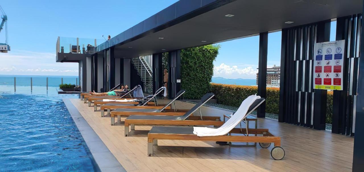 Great Location With Infinity Pool - Central Pattayaアパートメント エクステリア 写真
