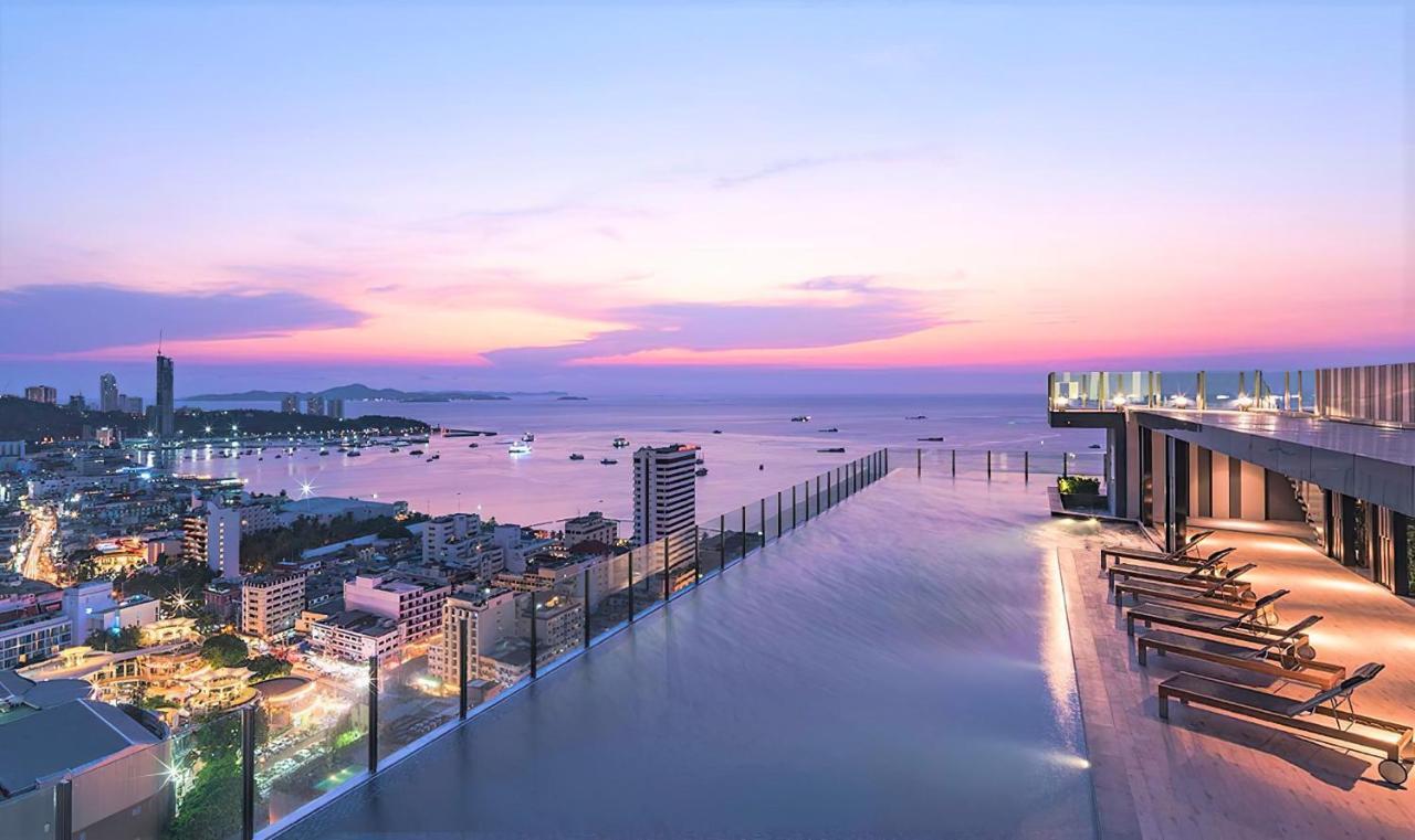 Great Location With Infinity Pool - Central Pattayaアパートメント エクステリア 写真