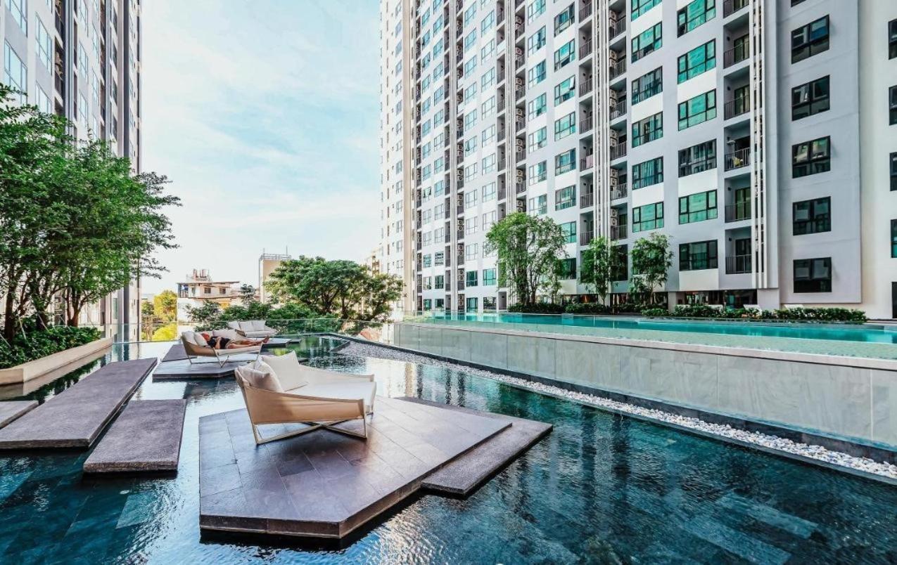 Great Location With Infinity Pool - Central Pattayaアパートメント エクステリア 写真